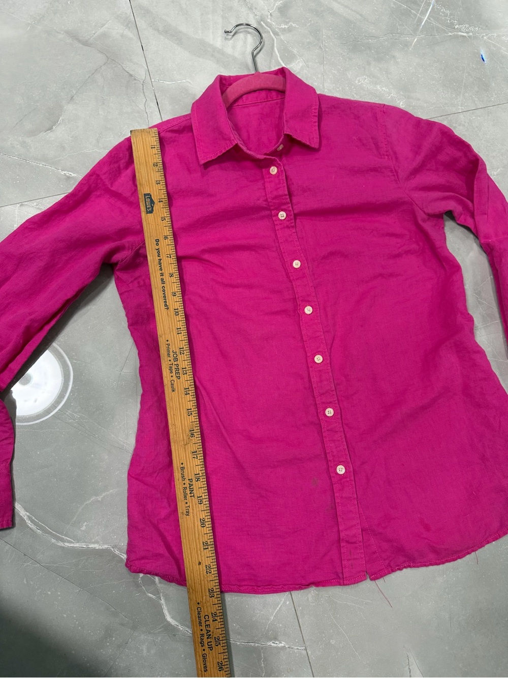 Bright Fuchsia Button-Up Shirt - Picture 3 of 5